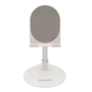 Philco - Soporte Sobremesa Para Celular Ajustable Blanco