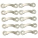 thumbnail image 2 of 10 Piezas Kayak Pad Eye Kit Kayak Tie Down Loops Para Canoas Barco Kayak Blanco, 2 of 3