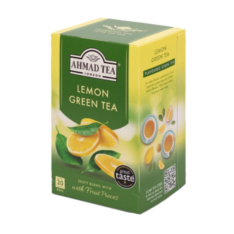 Ahmad Té Verde Limón 20 Bolsitas