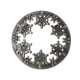 thumbnail image 1 of Adorno de Vela Copo de Nieve Plateada, 1 of 3