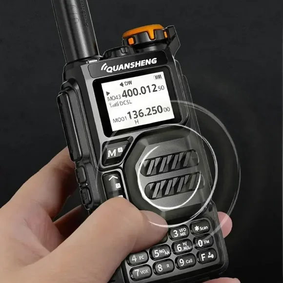 Quansheng UV-K5 Ham Rádio de banda dupla Walkie Talkie Rádio de duas vias