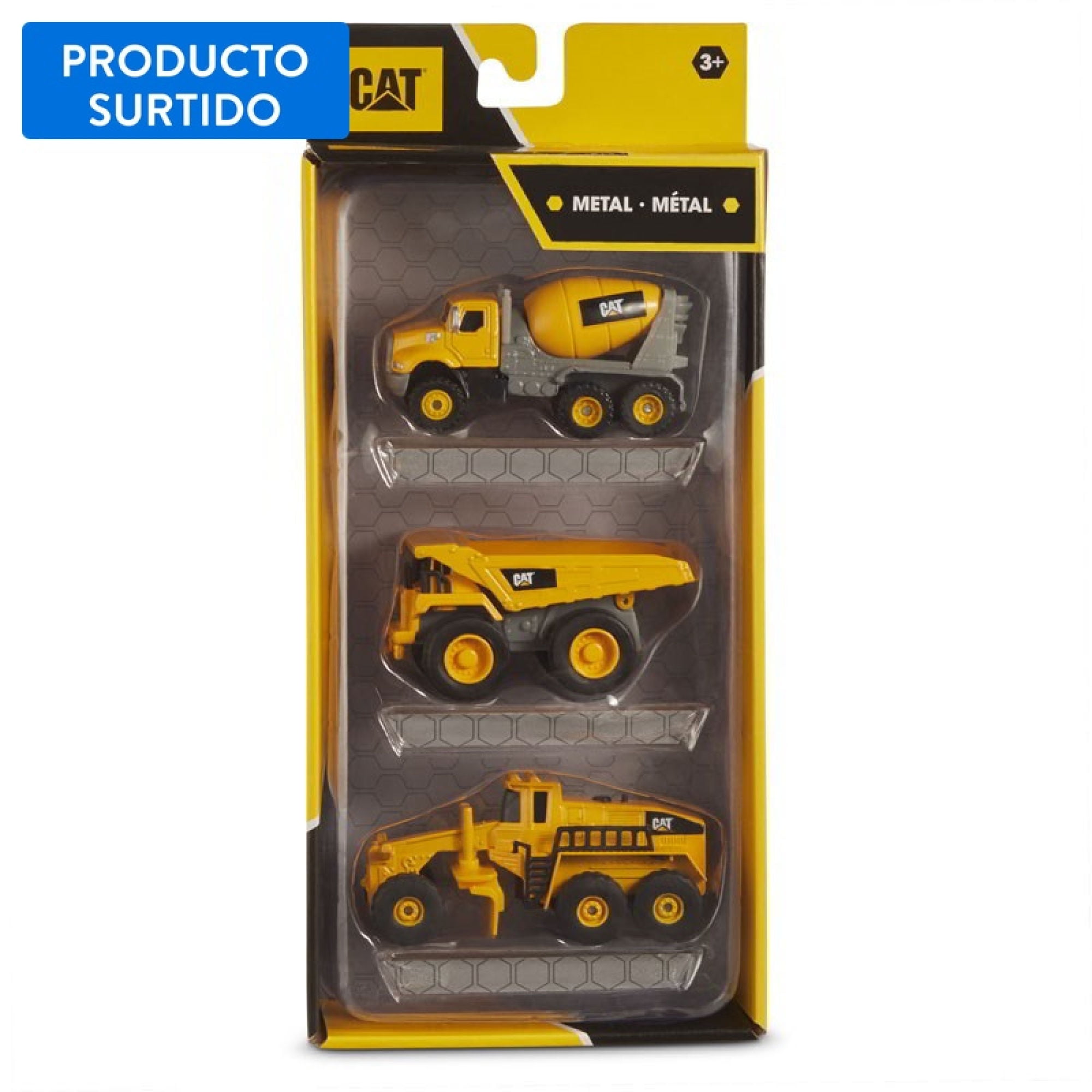 Pack 3 Vehículo De Juguete Camiones, Producto Surtido 1 Un CAT