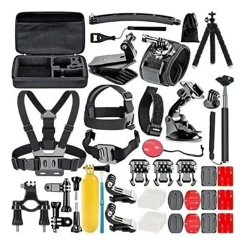 Crusec - Kit 51 En 1 Accesorios Para Cámaras Deportivas Con Maleta