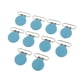 thumbnail image 1 of 10pcs Metal Pacifier Suspender Clip para Dummy Baby Teether Toy Holder Blue, 1 of 5