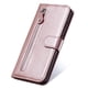 thumbnail image 3 of Funda tipo cartera para Samsung Galaxy S25 Ultra con bolsillo con cremallera y ranuras para tarjetas – Función de soporte Rosa, 3 of 6