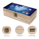 thumbnail image 3 of Cenicienta, Princesa Caja Organizadora de Madera Rústica - Caja Decorativa Multifuncional para Escritorio, Hogar, Oficina, Joyas y Manualidades, 3 of 6