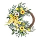 thumbnail image 1 of Corona De Primavera Y Verano Con Lazo, Corona De Boda Para Celebración Del Festival De Ventanas, 1 of 3