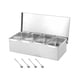 thumbnail image 5 of Organizador De Caja De Condimentos Con Tapa, Botes De Especias De Acero Inoxidable Para Cocina Casera, Cuatro Rejillas, 5 of 5