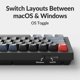 thumbnail image 4 of Teclado Keychron V2 65% con distribución QMK/VIA programable, 4 of 9