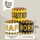 thumbnail image 3 of Caution Tape BLUE PANDA, paquete de 3 rollos de 30 m, fiesta de construcción, 3 of 9