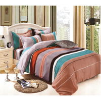 Genérico - Juego Sabana Estampado Algodon 1.5 Plaza Color 7