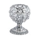 thumbnail image 4 of Soporte De Vela De Cristal De Tealight Tabla De Candelabros SilverPiece Silver 8x8x10cm, 4 of 5