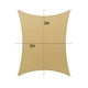 thumbnail image 4 of Lona toldo Vela 2X3 Rectangular Vela para Sombra Parasol Permeable, 4 of 6