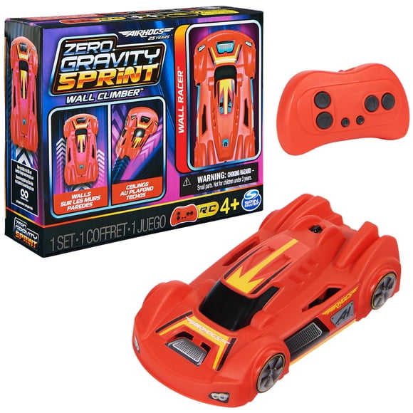 Alpinamuros RC Car Air Hogs Zero Gravity Sprint, rojo, para niños mayores de 4 años