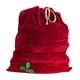thumbnail image 1 of Bolsa De Regalo De Papá Noel Bolsa De Navidad De Terciopelo Saco Grande De Regalo De Papá Noel Para Fiesta Rojo, 1 of 5