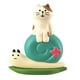 thumbnail image 1 of Estatuilla De Gato Pintada A Mano Creativa, Estatuas De Animales Exquisitas, Gato Caracol, 1 of 5