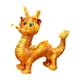 thumbnail image 4 of Dragón De Peluche De Juguete Adorable Dragón Animal De Peluche Para Restaurante Dormitorio Sofá Amarillo, 4 of 5