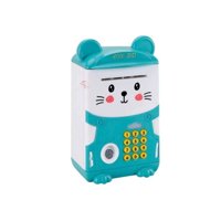 Importclick - Alcancía Electrónica Caja Fuerte Infantil Portátil Celeste