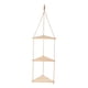thumbnail image 2 of Estante de esquina, estantes flotantes, estante triangular, soporte de madera rústica, estante de almacenamiento para dormitorio, marcos de fotos para, 2 of 5