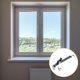 thumbnail image 5 of 1Pcs 15 Pulgadas Bisagras de Ventana, Soportes de Ventana Abatible de Acero Inoxidable, Bisagras de Fricción Ajustables con Tornillo, Negro, 5 of 6