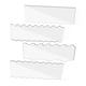 thumbnail image 5 of 4 Uds herramienta grande de acrílico para pasteles, peine para pasteles, herramientas para hornear glaseado de pasteles más suaves, transparente para, 5 of 5
