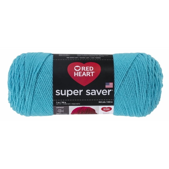 Lana Red Heart Super Saver Acrílica 333 m Turquesa