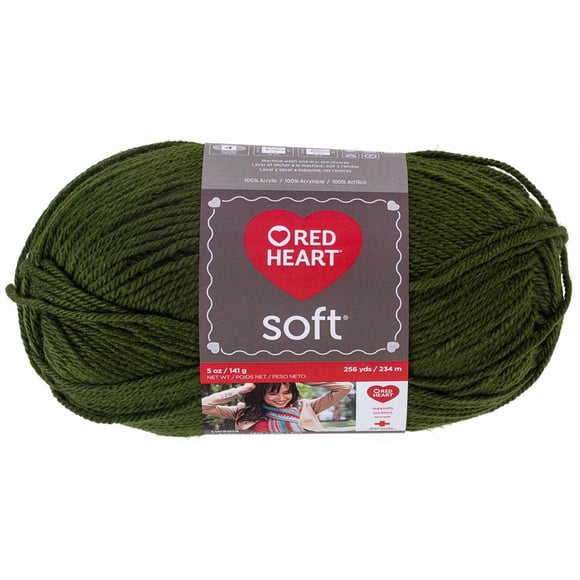 Hilo Red Heart Soft Hoja Oscura 141g Acrílico
