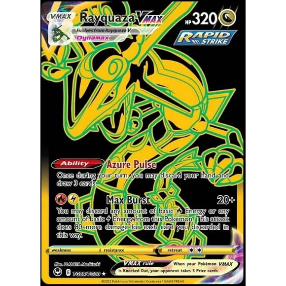 Carta Rayquaza Vmax Silver Tempest Ultra Rare