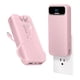thumbnail image 1 of Power Bank aonidi 20000 mAh rosa con cables integrados, 1 of 9
