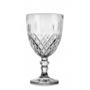 Set 6 Copas Agua 34,2Cl Vintage Vidrio Transparente Fta