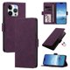 thumbnail image 1 of Funda Billetera Delgada para iPhone 14 Pro con Ranuras y Soporte Morado oscuro, 1 of 6