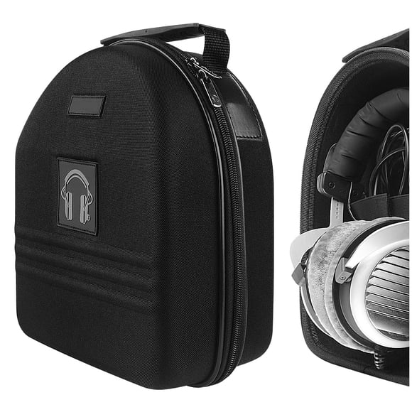 Estuche rígido para auriculares grandes tipo sobre oreja GEEKRIA negro
