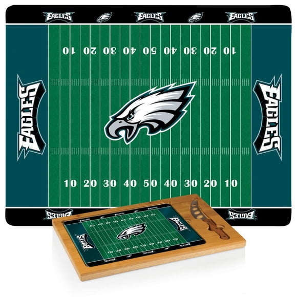 Producto de Madera con Impresión Digital del Ícono de los Philadelphia Eagles (NFL), Talla Única, Madera Natural