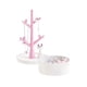thumbnail image 3 of Organizador de joyas tipo árbol con gato Fantes 9,5 × 9,5 × 19,5 cm rosa, 3 of 5