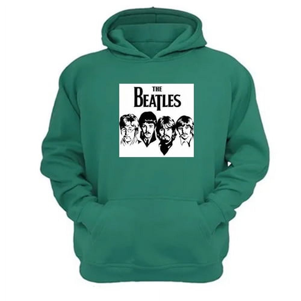 Genérico - Polerón Canguro The Beatles Verde Aguamarina Talla Xl Unisex