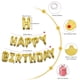 thumbnail image 2 of Guirnalda De Globos 16 Dorada Feliz Cumpleaños, 2 of 6