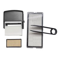 Bothyi - Mini Juego De Sellos De Goma Personalizados Para Pintar El Número Del Alfabeto Para El Hogar Negro