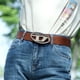 thumbnail image 5 of Cinturón Retro Con Hebilla Plateada Y Letra D Para Hombre, Cinturón Decorativo Para Vestir Vaqueros, Para Mujer, Primavera Y Verano, Longitud Ajustable., 5 of 5
