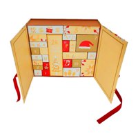 Magideal - Calendario De Adviento Decorado, Decoración De 24 Días, Decoración De Fiesta, Decoración Navideña Reutilizable, Cuenta Atrás Para Estantería, Mesa De