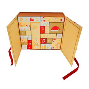 Magideal - Calendario De Adviento Decorado, Decoración De 24 Días, Decoración De Fiesta, Decoración Navideña Reutilizable, Cuenta Atrás Para Estantería, Mesa De