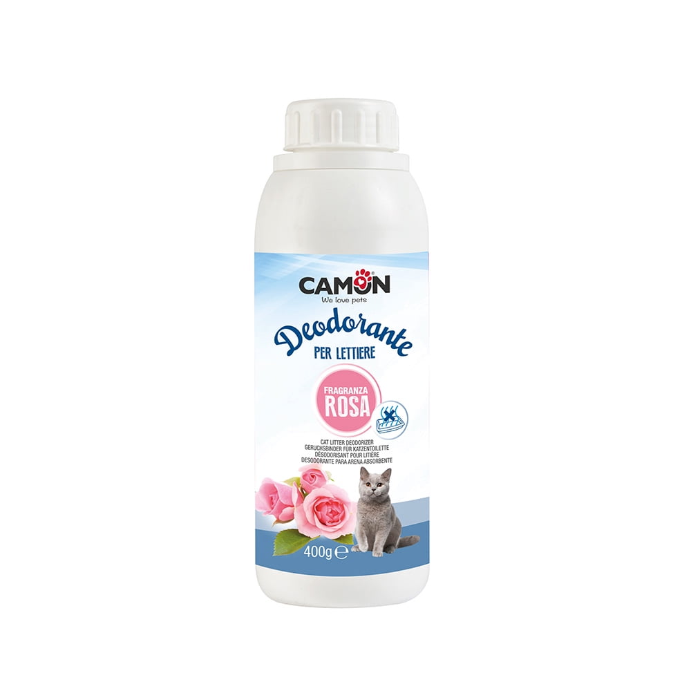 Desodorante Sanitario Camon para Gatos Rosa 400gr