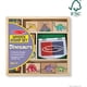 thumbnail image 3 of Melissa & Doug Wooden Stamp Set Dinosaurs, 8 sellos y 5 lápices de colores, 3 of 3
