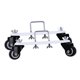 thumbnail image 2 of Soportes Para Radiadores, Soporte Para Calentador, Ruedas Universales De Nailon, Ruedas Negras Para Muebles, 2 Uds., 2 of 3