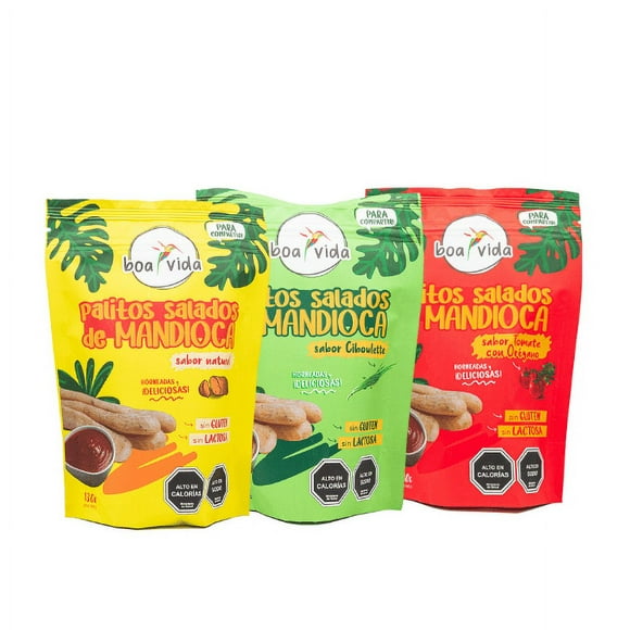 Palitos Salados de Mandioca Pack 3 Un Grandes