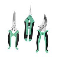 Magideal - 3 Tijeras De Jardinería Para Podar Frutas En Macetas. Verde