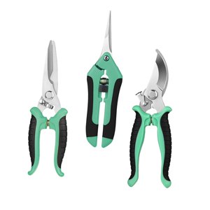 Magideal - 3 Tijeras De Jardinería Para Podar Frutas En Macetas. Verde