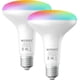 thumbnail image 2 of Bombillas LED Xodo BR30 E26 900LM Multicolor Paquete de 2, 2 of 6