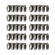 thumbnail image 1 of 10x5 anillos de encuadernación de hojas sueltas, 5 agujeros, anillos de hojas sueltas para libros, anillos de encuadernación tipo peine para álbum de blanco negro, 1 of 5