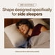thumbnail image 3 of Almohada Coop Home Goods de látex con corte, ajustable, tamaño Queen, 3 of 9