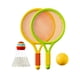 thumbnail image 4 of Juego de bádminton y tenis para niños, juego de raquetas de tenis, regalo de juego, raqueta de tenis para niños, niñas y niños, jugadores principiante Amarillo verde, 4 of 5